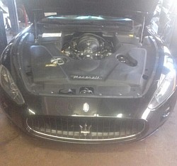 Maserati Oil Change Align Wheels After Heighr Adjustment.